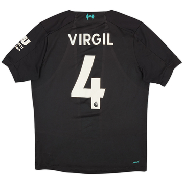 2019-20 Liverpool Third Shirt Virgil #4 - 6/10 - (S)