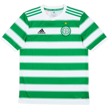 2021-22 Celtic Home Shirt - 8/10 - (XL.Boys)
