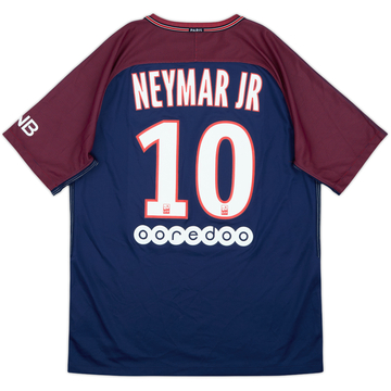 2017-18 Paris Saint-Germain Home Shirt Neymar Jr #10 - 7/10 - (M)