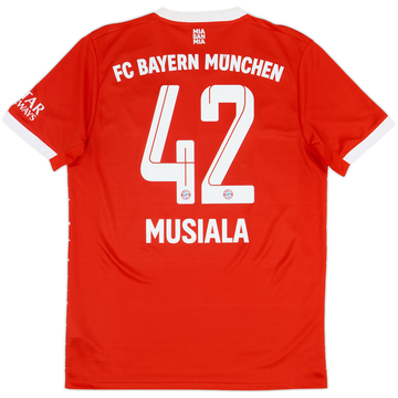 2022-23 Bayern Munich Home Shirt Musiala #42 - 6/10 - (M)