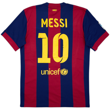 2014-15 Barcelona Home Shirt Messi #10 - 6/10 - (M)