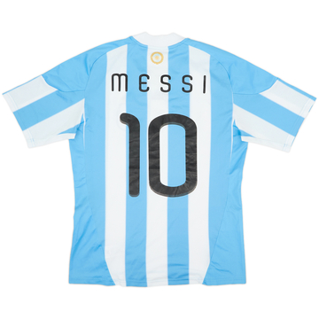 2010-11 Argentina Home Shirt Messi #10 - 7/10 - (M)