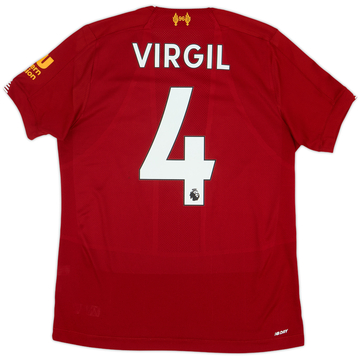 2019-20 Liverpool Local Camiseta Virgil #4 - 6/10 - (XL.Boys)