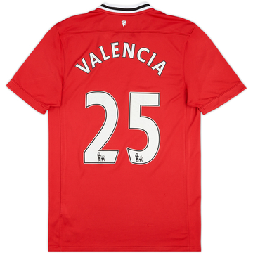 2011-12 Manchester United Home Shirt Valencia #25 - 7/10 - (M)