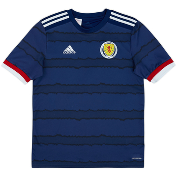 2020-22 Scotland Home Shirt - 8/10 - (XL.Boys)