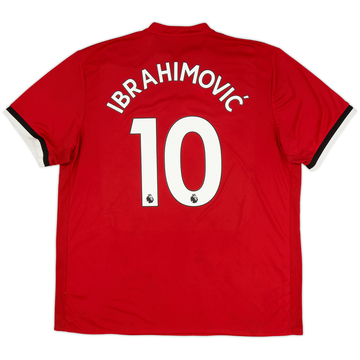 2017-18 Manchester United Home Shirt Ibrahimovic #10 - 5/10 - (XXL)