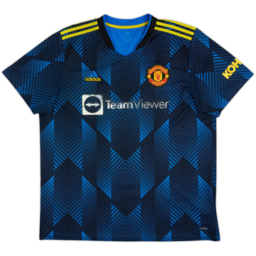 2021-22 Manchester United Third Shirt - 4/10 - (XL)