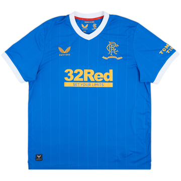 2021-22 Rangers Home Shirt - 7/10 - (XXL)