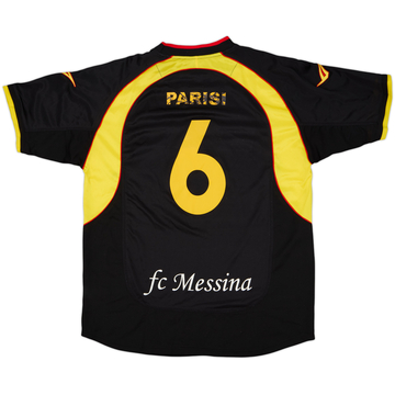 2003-04 Messina Cup Third Shirt Parisi #6 - 5/10 - (XL)