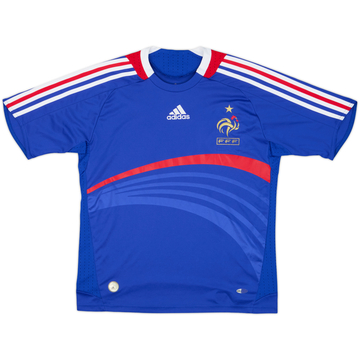 2007-08 France Home Shirt - 8/10 - (L.Boys)