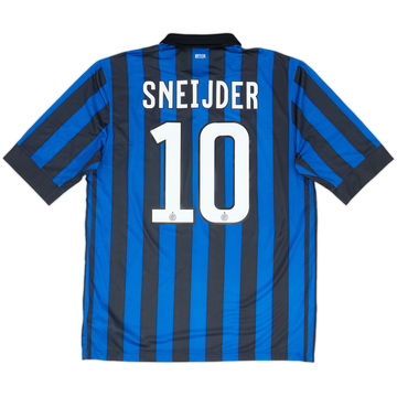 2011-12 Inter Milan Home Shirt Sneijder #10 - 8/10 - (L)