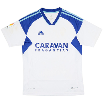 2022-23 Real Zaragoza Home Shirt - 4/10 - (M)