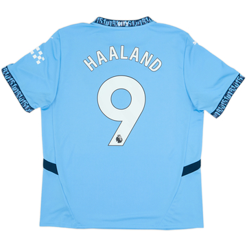2024-25 Manchester City Home Shirt Haaland #9 - 6/10 - (XL)