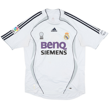 2006-07 Real Madrid Home Shirt - 5/10 - (L)