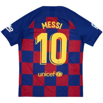 2019-20 Barcelona Home Shirt Messi #10 - 6/10 - (L)