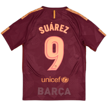 2017-18 Barcelona Third Shirt Suarez #9 - 9/10 - (S)