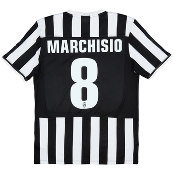 2013-14 Juventus Home Shirt Marchisio #8 - 6/10 - (L)
