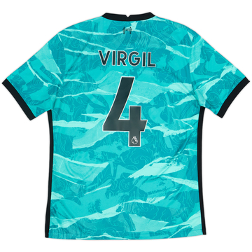 2020-21 Liverpool Away Shirt Virgil #4 - 9/10 - (M)