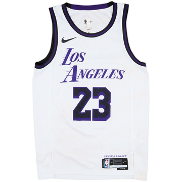 2022-23 LA Lakers James #23 Nike Swingman Alternate Jersey - 6/10 - (S)