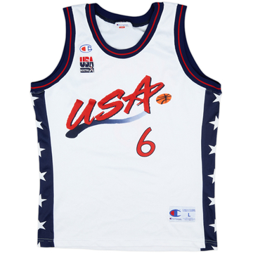 1996-99 USA Hardaway #6 Champion Home Jersey - 8/10 - (L)
