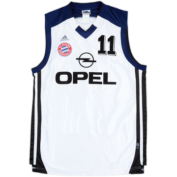2000-01 Bayern Munich Basketball Match Issue Away Jersey Jersey #11 - 8/10 - (L)