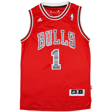 2010-14 Chicago Bulls Rose #1 adidas Swingman Away Jersey - 5/10 - (S)