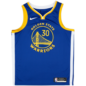 2019-26 Golden State Warriors Curry #30 Nike Swingman Away Jersey - 8/10 - (L)