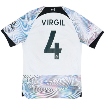 2022-23 Liverpool Away Shirt Virgil #4 - 8/10 - (S)