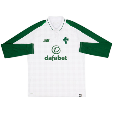 2018-19 Celtic Away L/S Shirt - 6/10 - (M)