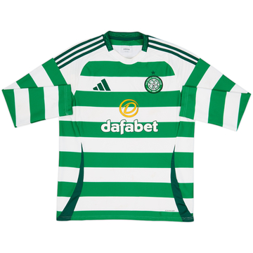 2024-25 Celtic Home L/S Shirt - 6/10 - (L)