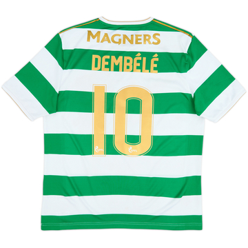 2017-18 Celtic 'Lisbon Lions 50th Anniversary' Home Shirt Dembele #10 - 8/10 - (M)