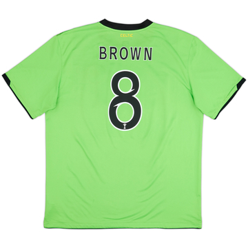 2010-11 Celtic Away Shirt Brown #8 - 8/10 - (XL)