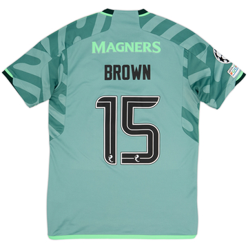 2023-24 Celtic Third Shirt Brown #15 - 7/10 - (M)
