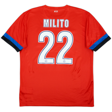 2012-13 Inter Milan Away Shirt Milito #22 - 8/10 - (L)