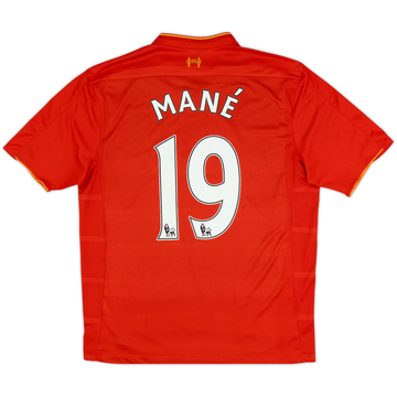 2016-17 Liverpool Home Shirt Mane #19 - 7/10 - (L)