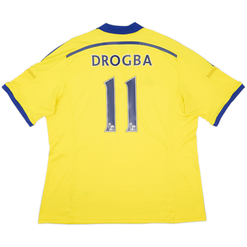 2014-15 Chelsea Away Shirt Drogba #11 - 9/10 - (XXL)
