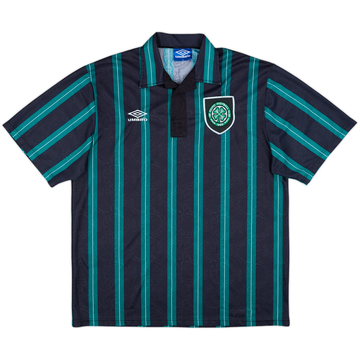 1992-93 Celtic Away Shirt - 8/10 - (XL)