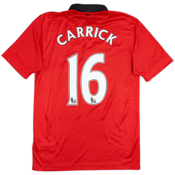2013-14 Manchester United Home Shirt Carrick #16 - 6/10 - (S)