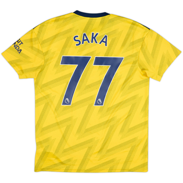2019-20 Arsenal Away Shirt Saka #77 - 8/10 - (L)