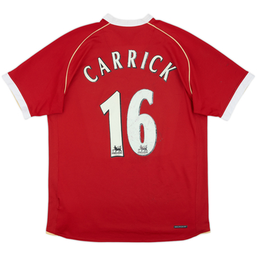 2006-07 Manchester United Home Shirt Carrick #16 - 5/10 - (L)