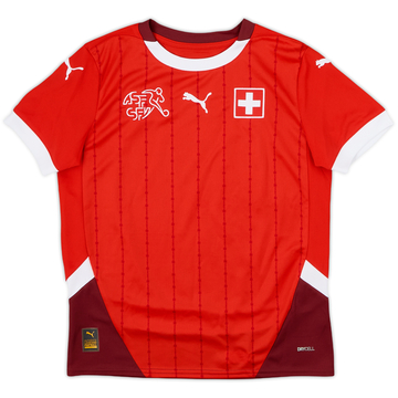 2020-21 Switzerland Home Shirt - 10/10 - (M.Boys)
