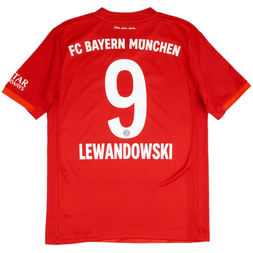 2019-20 Bayern Munich Home Shirt Lewandowski #9 - 8/10 - (XL.Boys)