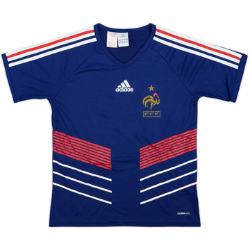 2009-10 France Basic Home Shirt - 9/10 - (L.Boys)