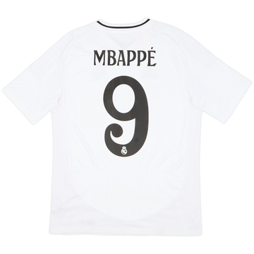 2024-25 Real Madrid Home Shirt Mbappe #9 - 8/10 - (15-16 Years)