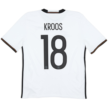 2015-16 Germany Home Shirt Kroos #18 - 7/10 - (XL.Boys)