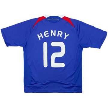 2007-08 France Home Shirt Henry #12 - 7/10 - (M.Boys)