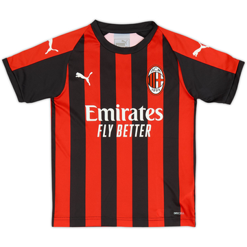 2018-19 AC Milan Basic Home Shirt - 9/10 - (S.Boys)