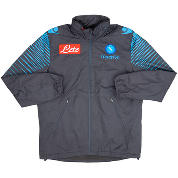 2013-14 Napoli Macron Track Jacket - 8/10 - (XL)