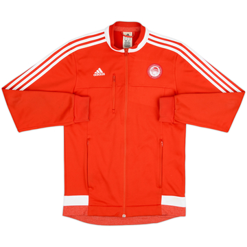 2015-16 Olympiakos adidas Track Jacket - 7/10 - (S)