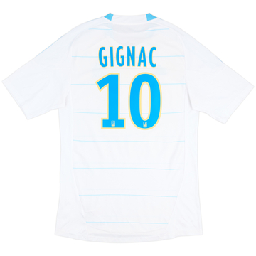 2010-11 Olympique Marseille Home Shirt Gignac #10 - 5/10 - (M)